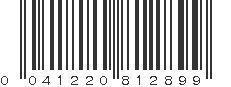 UPC 041220812899