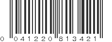 UPC 041220813421