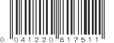 UPC 041220817511