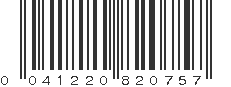 UPC 041220820757