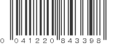 UPC 041220843398