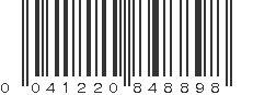 UPC 041220848898