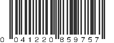 UPC 041220859757