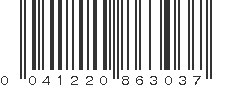 UPC 041220863037