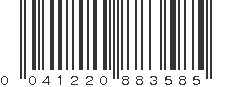 UPC 041220883585