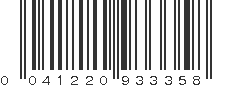 UPC 041220933358