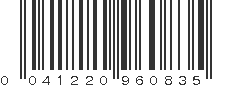 UPC 041220960835