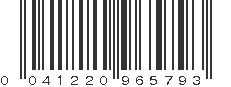 UPC 041220965793