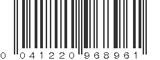 UPC 041220968961