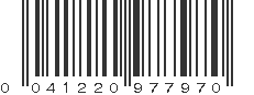 UPC 041220977970