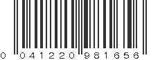 UPC 041220981656