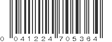 UPC 041224705364