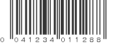 UPC 041234011288