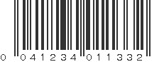 UPC 041234011332