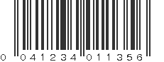 UPC 041234011356