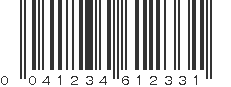 UPC 041234612331