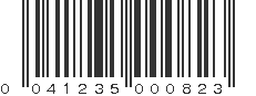 UPC 041235000823