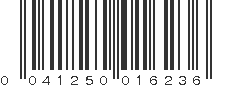 UPC 041250016236