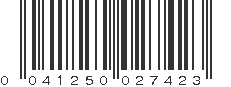 UPC 041250027423