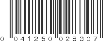 UPC 041250028307