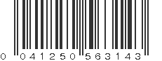 UPC 041250563143