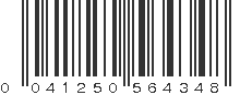 UPC 041250564348