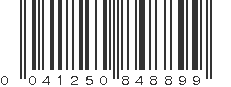 UPC 041250848899