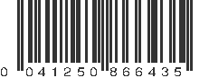 UPC 041250866435