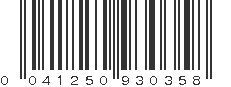 UPC 041250930358