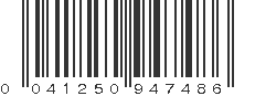 UPC 041250947486