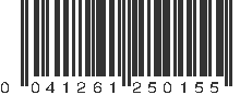 UPC 041261250155