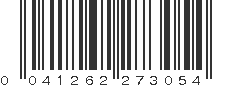 UPC 041262273054