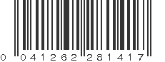 UPC 041262281417