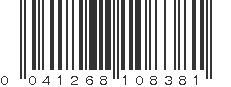 UPC 041268108381