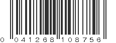 UPC 041268108756