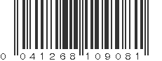 UPC 041268109081