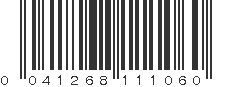 UPC 041268111060