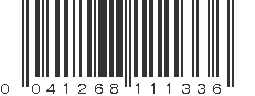 UPC 041268111336