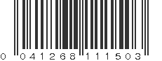 UPC 041268111503