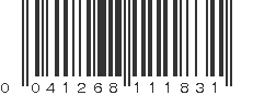 UPC 041268111831