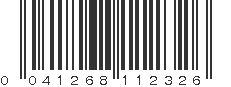 UPC 041268112326