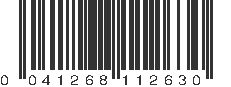 UPC 041268112630