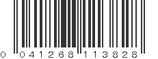 UPC 041268113828