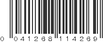 UPC 041268114269