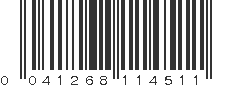 UPC 041268114511