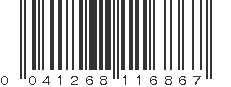 UPC 041268116867