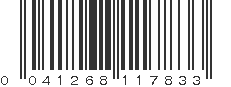 UPC 041268117833