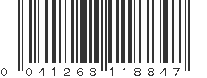 UPC 041268118847