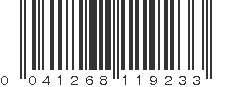 UPC 041268119233