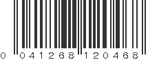 UPC 041268120468